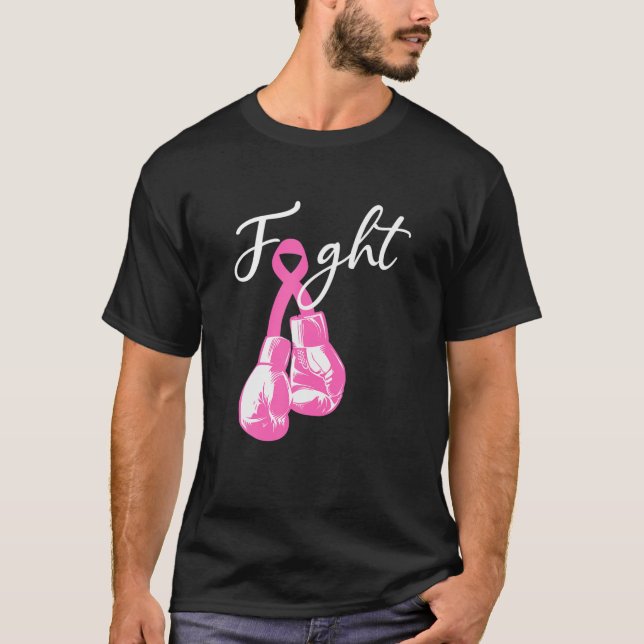 T-shirt Lutter contre le cancer du sein Sensibilisation Bo (Devant)
