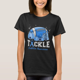 T-shirt Lutter contre le diabète Diabète Bleu Ribbon Dibet