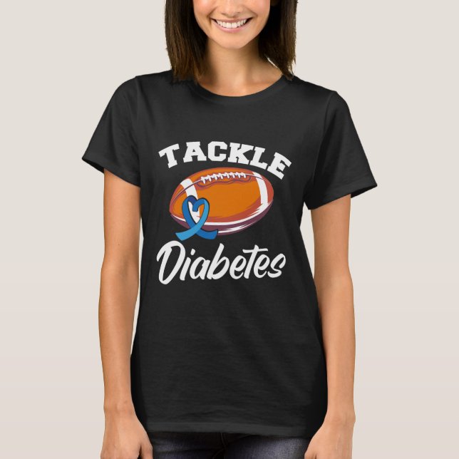 T-shirt Lutter contre le diabète T1d Guerrier Sensibilisat (Devant)