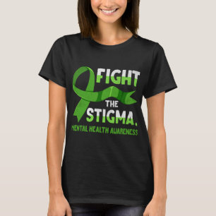 T-shirt Lutter Contre Le Ruban Des Hommes De La Stigmatisa