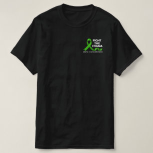 T-shirt Lutter contre le Ruban vert Stigma santé mentale