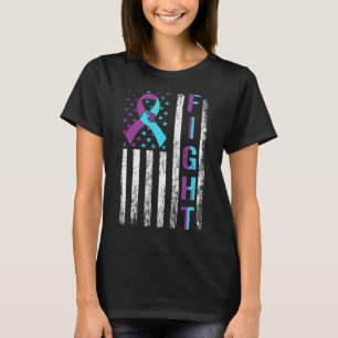 T-shirt Lutter contre le suicide Sensibilisation Drapeau a