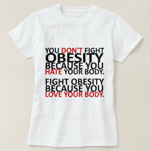 T-shirt Lutter contre l'obésité