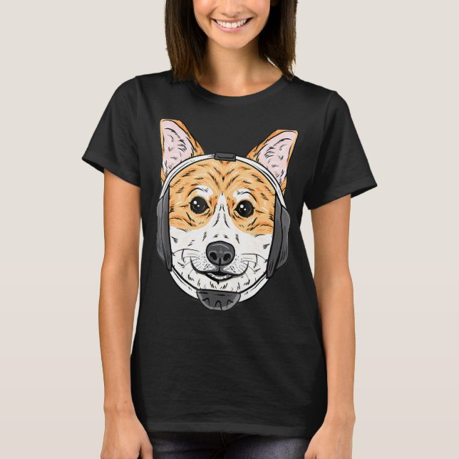 T-shirt Lutter Corgi Chien Garçons Filles Femmes Hommes (Devant)