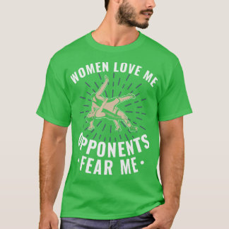 T-shirt Lutter Drôle opposants Craindre Moi Lutter Lutter 