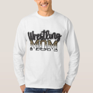 T-shirt Lutter Maman Leopard Drôle Lutter Dons Pour Wrestl