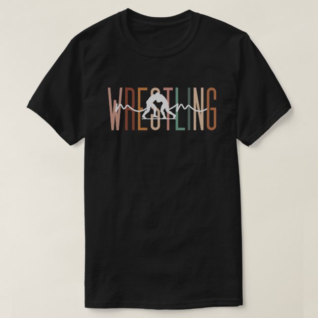 T-shirt Lutter Maman Lutte Maman Maman Maman Vie Lutte (Design devant)
