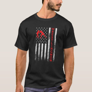 T-shirt Lutter Maman Lutter Mama Vintage drapeau américain