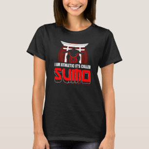 T-shirt Lutteur de sumo japonais athlétique en mawashi tor