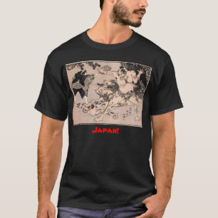 T-shirt Lutteurs de Sumo, vers 1800. Japon.