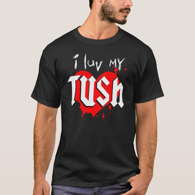 T-shirt Luv I mon coup de coup de FESSES (Devant)