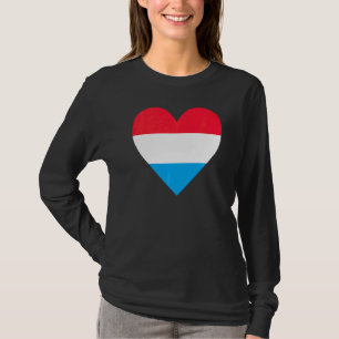 T-shirt Luxembourg Drapeau Luxembourg Voyage Luxembourg Lu