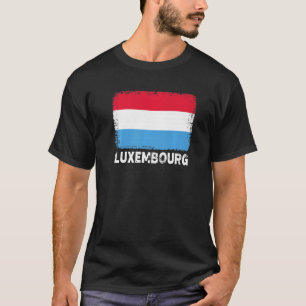 T-shirt Luxembourg Drapeau Support Luxembourgeoise Personn