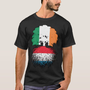 T-shirt Luxembourg Luxembourg Irlande irlandaise racines d
