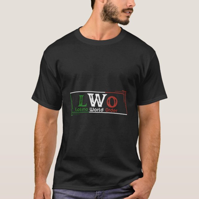 T-shirt Lwo Latino World Order (Devant)