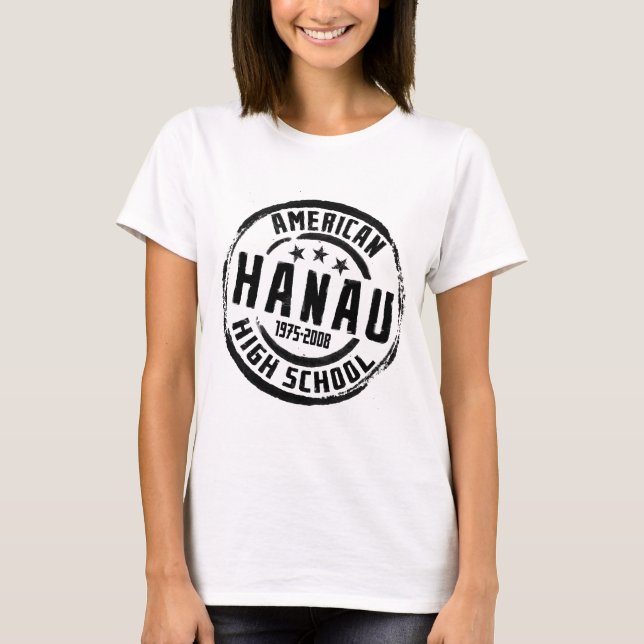 T-shirt Lycée américain de Hanau (Devant)