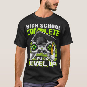 T-shirt Lycée Complet Vidéo Jeu Diplôme Supérieur