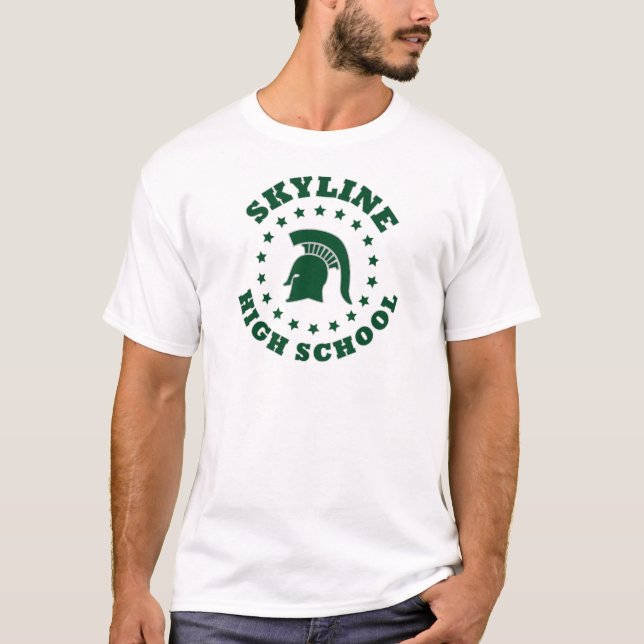 T-shirt Lycée spartiate d'horizon (Devant)
