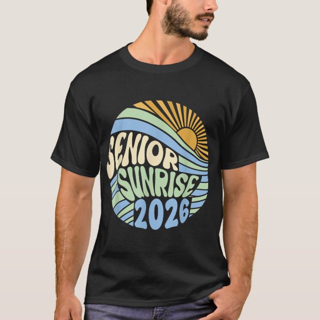 T-shirt Lycée Sunrise 2026 Lycée 12E Douzième Année (Devant)