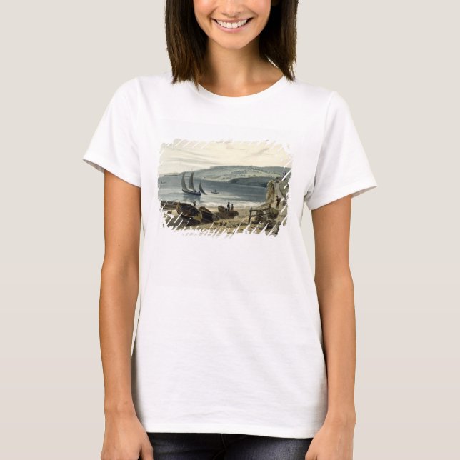T-shirt Lyme Regis, de Charmouth, Dorset, de "A Voyage (Devant)