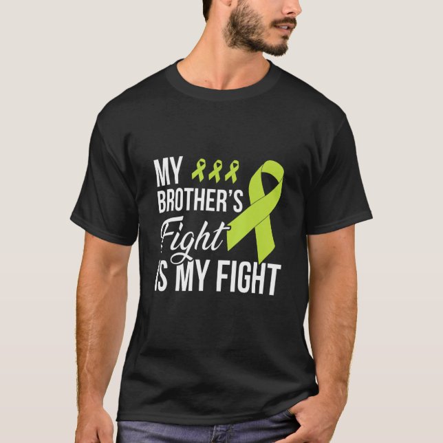 T-shirt Lymphoma  My Brother's Fight (Devant)