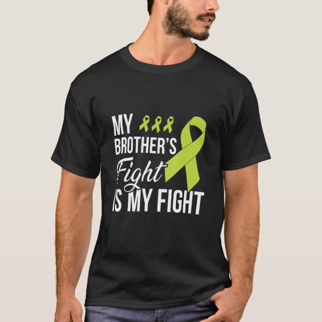 T-shirt Lymphoma My Brother's Fight (Devant)