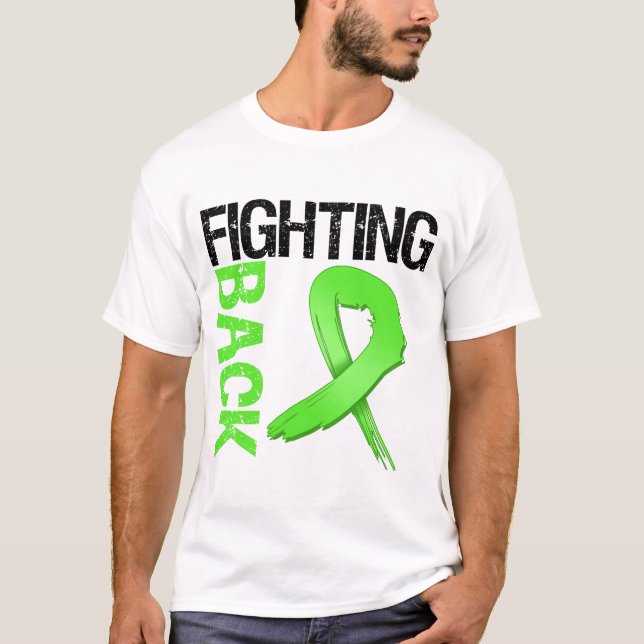 T-shirt Lymphome battant en retraite (Devant)