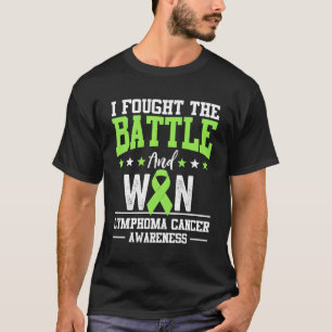 T-shirt Lymphome Cancer Sensibilisation Survivant Lime Gre