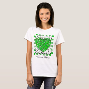 T-shirt Lymphome Cancer Support Squad Nom personnalisé Che