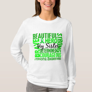 T-shirt Lymphome carré de soeur d'hommage