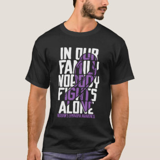 T-shirt Lymphome de Hodgkins Lymphome de famille pourpre L
