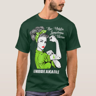 T-shirt Lymphome guerrier non-hodgkin Tee Indestructible A
