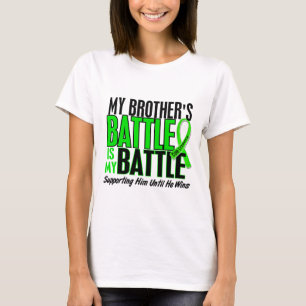 T-shirt Lymphome ma bataille trop 1 frère