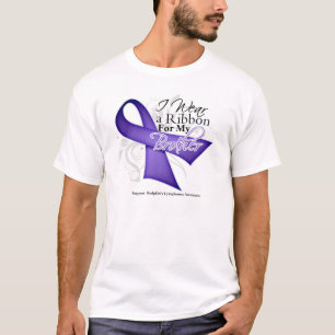 T-shirt Lymphome violet de Hodgkins de ruban de frère