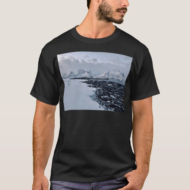 T-shirt Lyngen Alps Norway  Long (Devant)