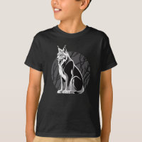 Lynx noir et blanc