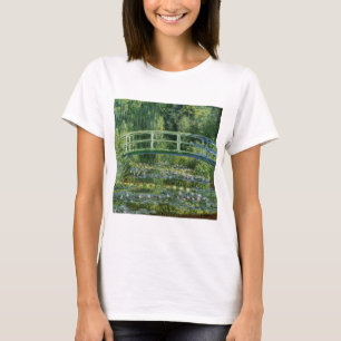 T-shirt Lys à eau Claude Monet et pont japonais