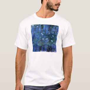 T-shirt Lys d'eau bleu Claude Monet