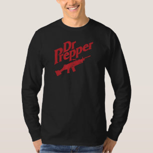 T-shirt M249 Lmg Accessoires Machine Gun Tactical Rifle Di