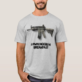 T-SHIRT M4A1, PETIT DÉJEUNER D'I PWN NOOBS 4