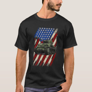 T-shirt M4a3eb Sherman Tank World War 2 American Tank Usa