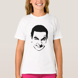 T-shirt M. Bean Face Stencil Pop Art