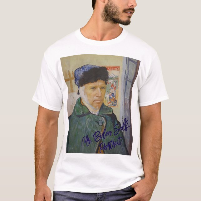 T-shirt "M. Biden Self-Portrait" (Devant)