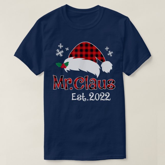 T-shirt M. Claus et Mme Claus Est (Design devant)