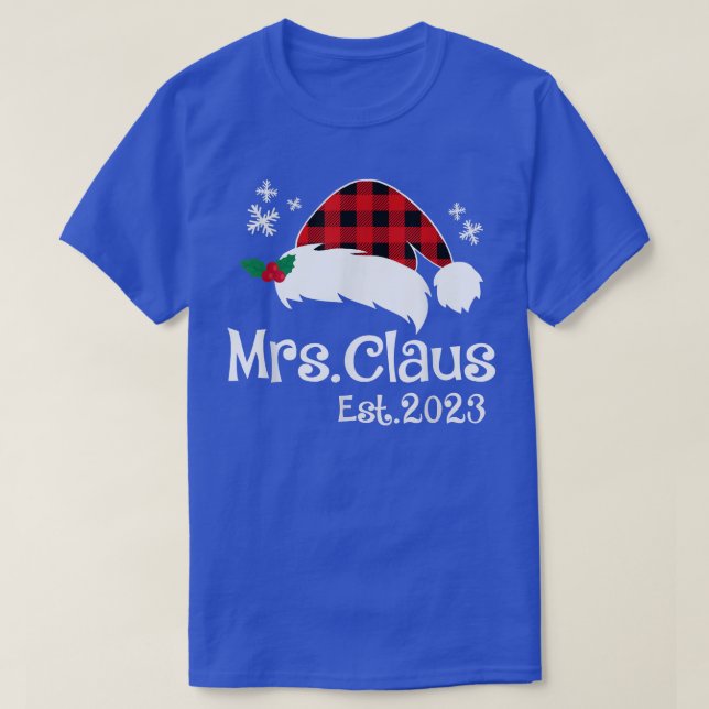T-shirt M. Claus et Mme Claus Est (Design devant)