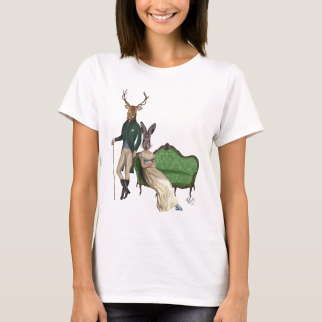 T-shirt M. Deer et Mme Rabbit (Devant)