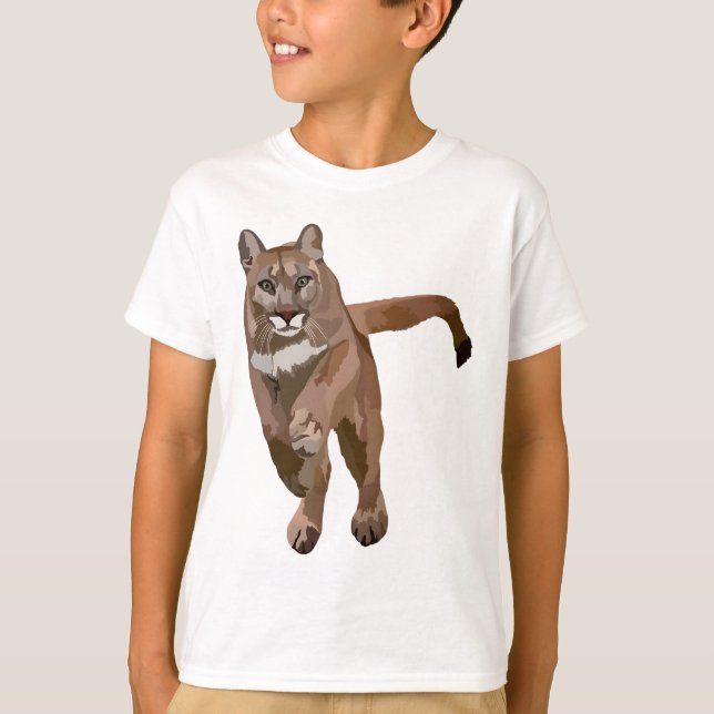 T-shirt M est pour Mountain Lion (Devant)