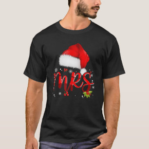 T-shirt M. Et Mme Claus Couples de Noël Correspondants Pa