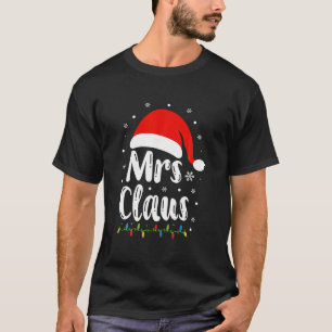 T-shirt M. et Mme Claus Couples Matching Christmas Pajama