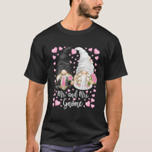 T-shirt M. Et Mme Gnome Pour Les Femmes Et Mariage De Jard
